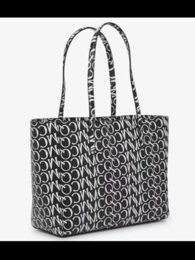 MCQ by Alexander McQueen Repeating Logo Leather Tote Bag - New
